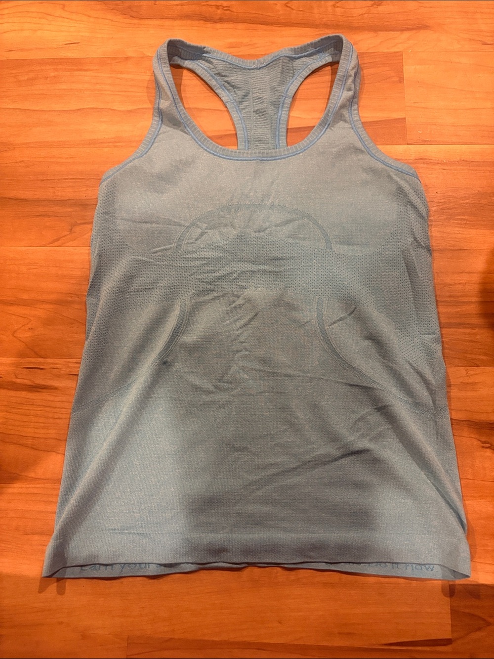 lululemon athletica Light Blue Racerback Performance Tank